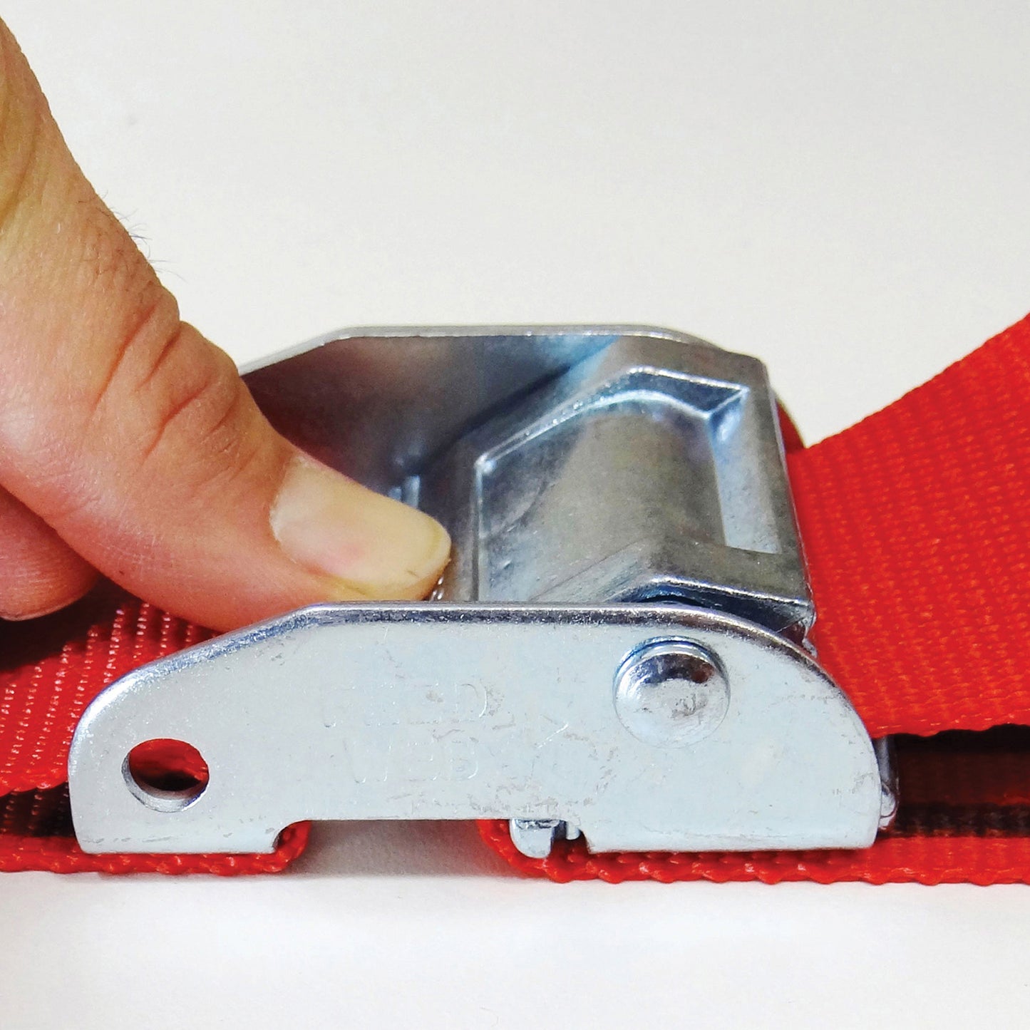Snap-Loc E-Track Single Tailgate Strap Anchor Kit – 2” x 16 ft Cam Strap, 3,000 lb