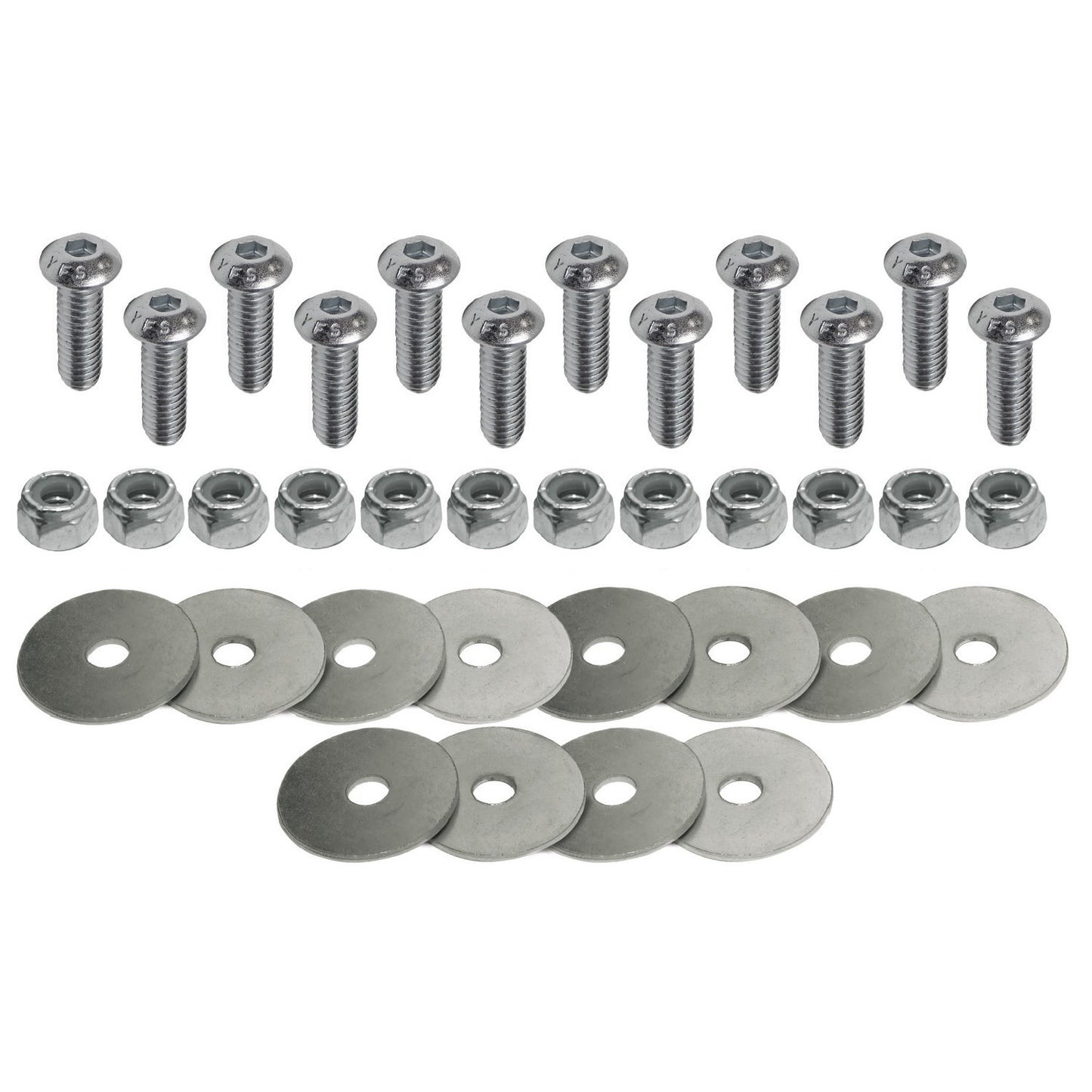 Allen Screw Set 5/16 x 1 Inch Zinc, Fastens 6 Snap-Loc E-Track Singles
