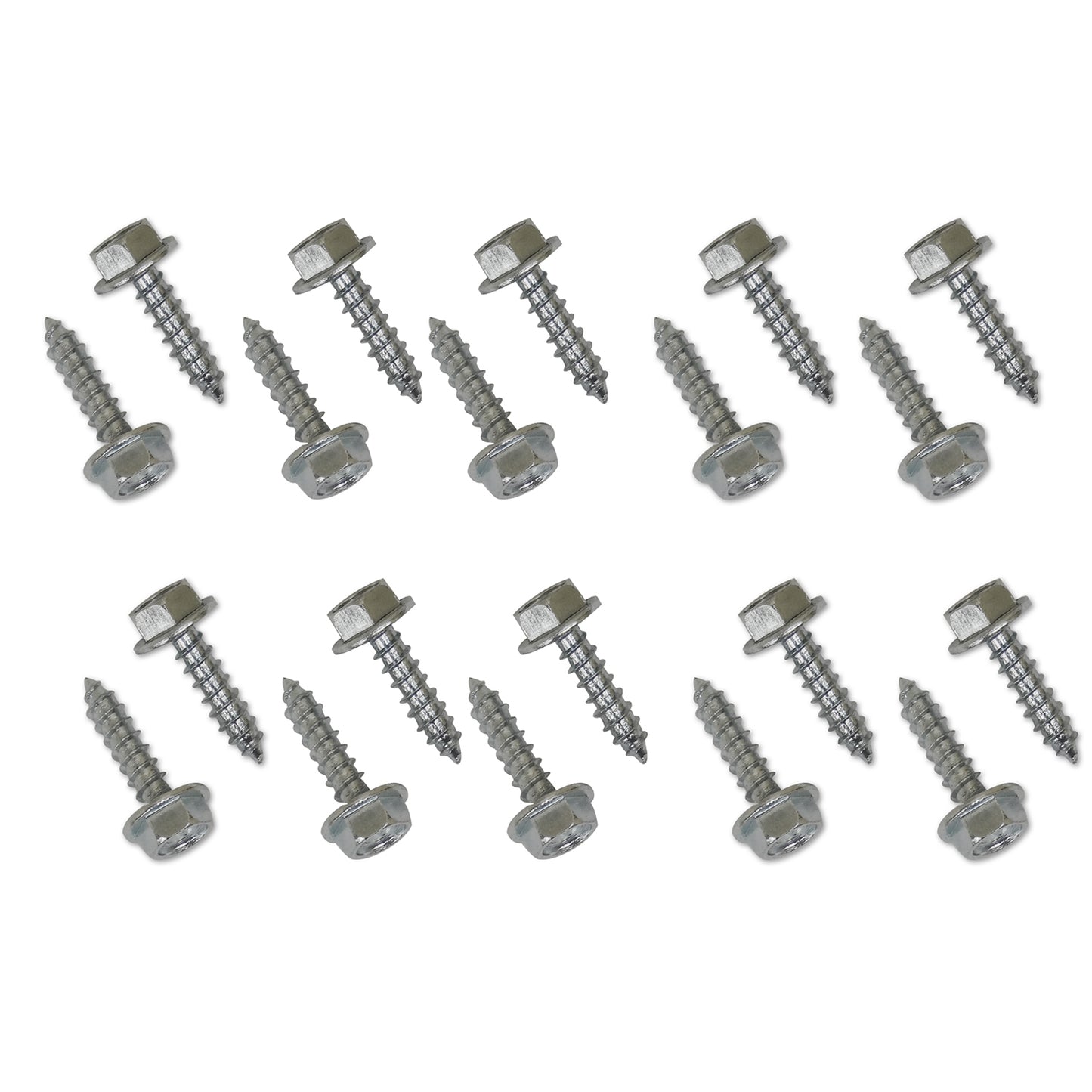E-Track Wood Screw 20-Piece Set 1/4 x 1 Inch
