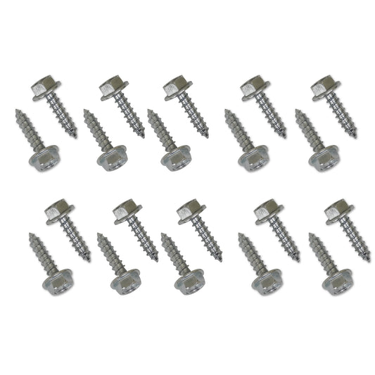 E-Track Wood Screw 20-Piece Set 1/4 x 1 Inch
