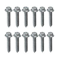 Lag Screw Set 5/16 x 1-5/8 Inch Zinc, Fastens 6 Snap-Loc E-Track Singles