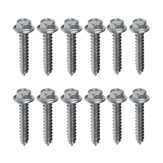 Lag Screw Set 5/16 x 1-5/8 Inch Zinc, Fastens 6 Snap-Loc E-Track Singles