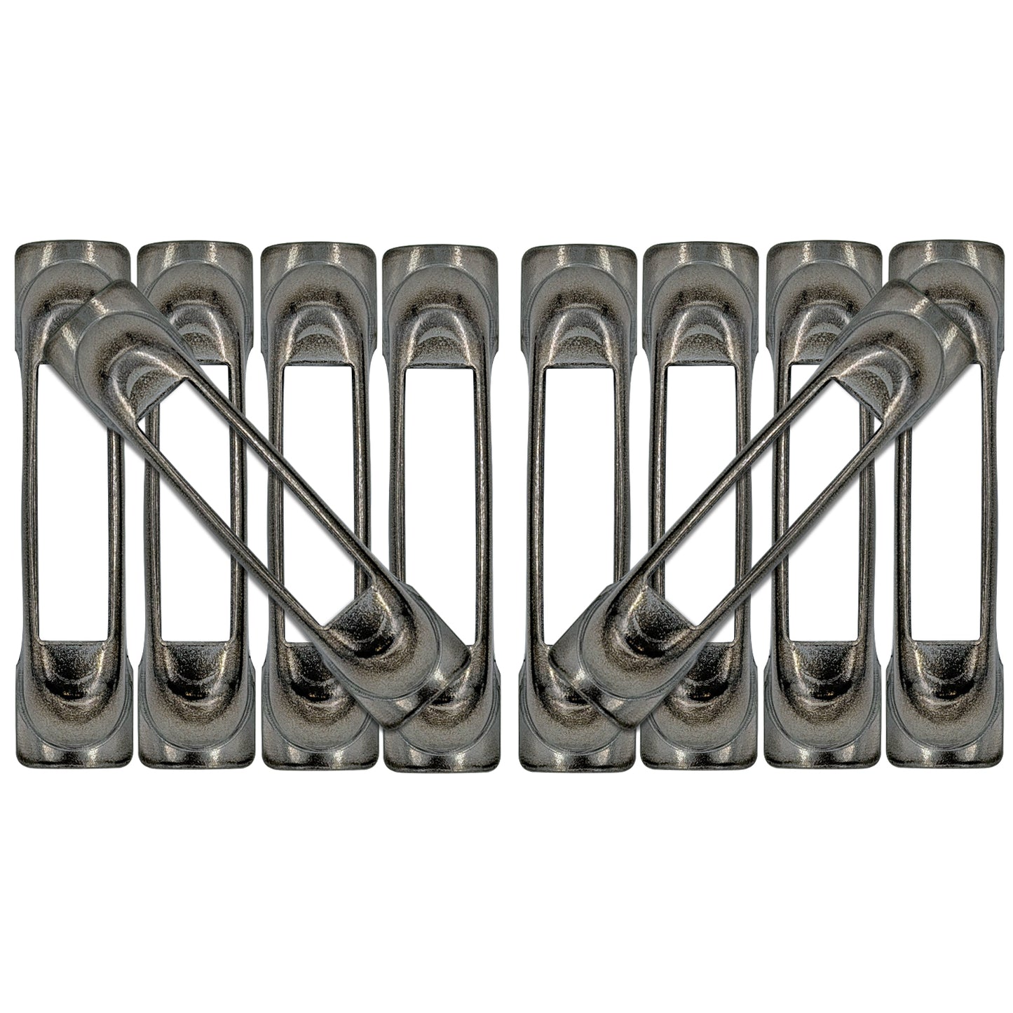 Snap-Loc E-Track Single Tie-Down Anchor Points – Unfinished Contoured Weld-On 10-Pack