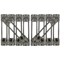 Snap-Loc E-Track Single Tie-Down Anchor Points – Unfinished Contoured Weld-On 10-Pack