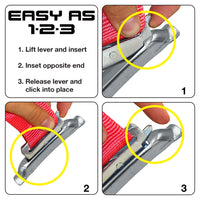 Snap-Loc E-Track Single Anchor – Weld-On Contoured Zinc 10-Pack with Zinc Rust Protection, Logistic Tie-Down
