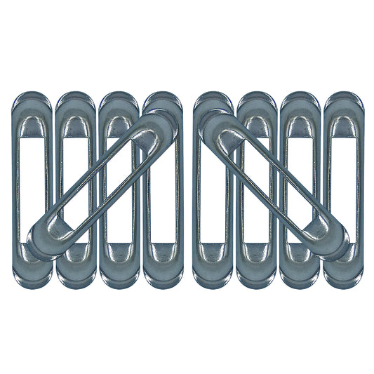 Weld-On Unfinished Snap-Loc E-Track Single Anchor – Weld-On Unfinished 10-Pack with Zinc Rust Protection, Logistic Tie-Down