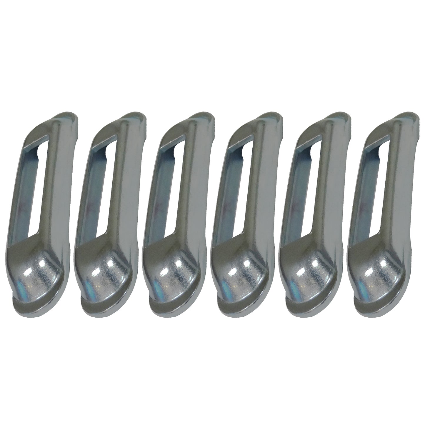 Snap-Loc E-Track Single Anchor – Weld-On Unfinished 6-Pack with Zinc Rust Protection, Logistic Tie-Down