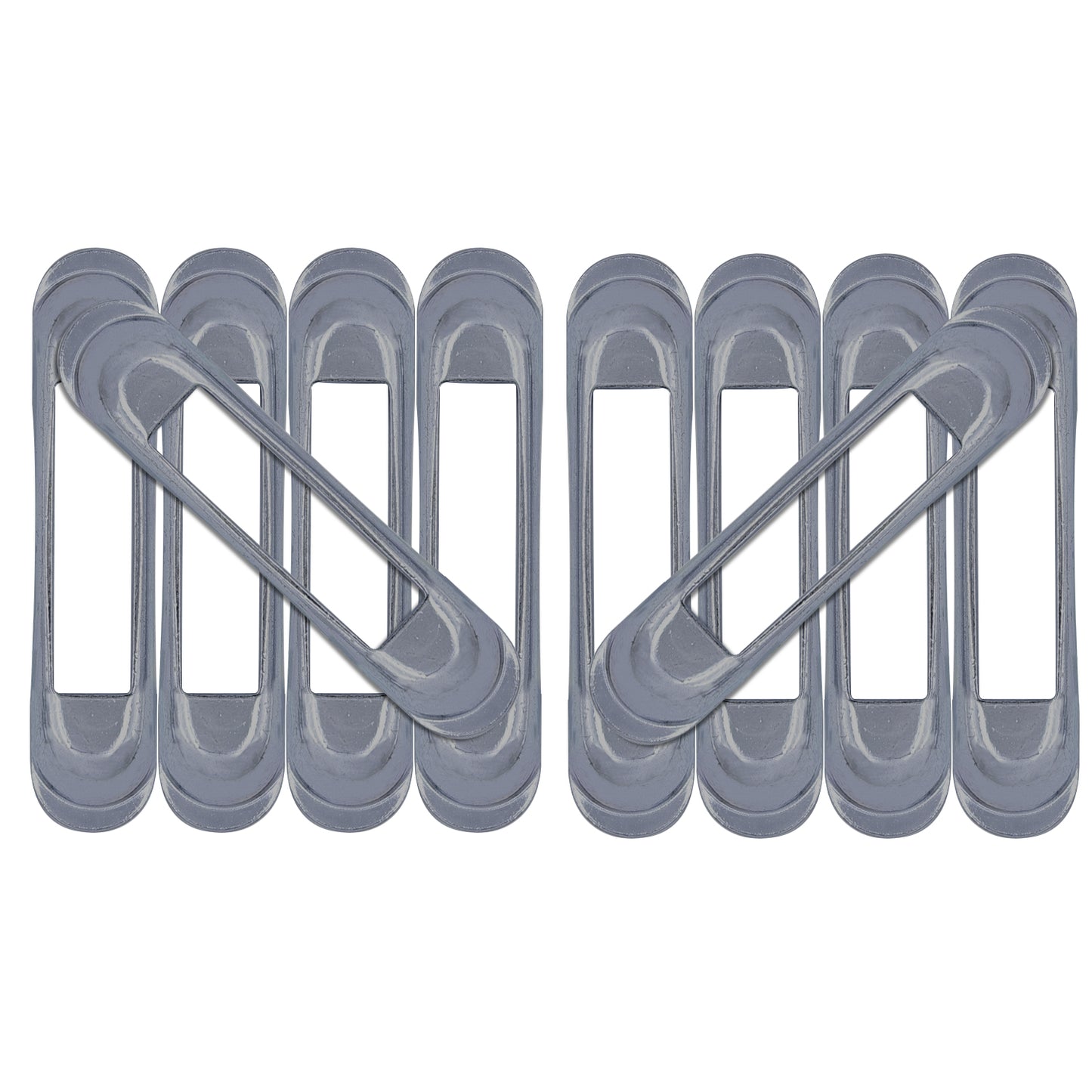 Snap-Loc E-Track Single Tie-Down Anchor Points – Zinc-Plated Weld-On 10-Pack
