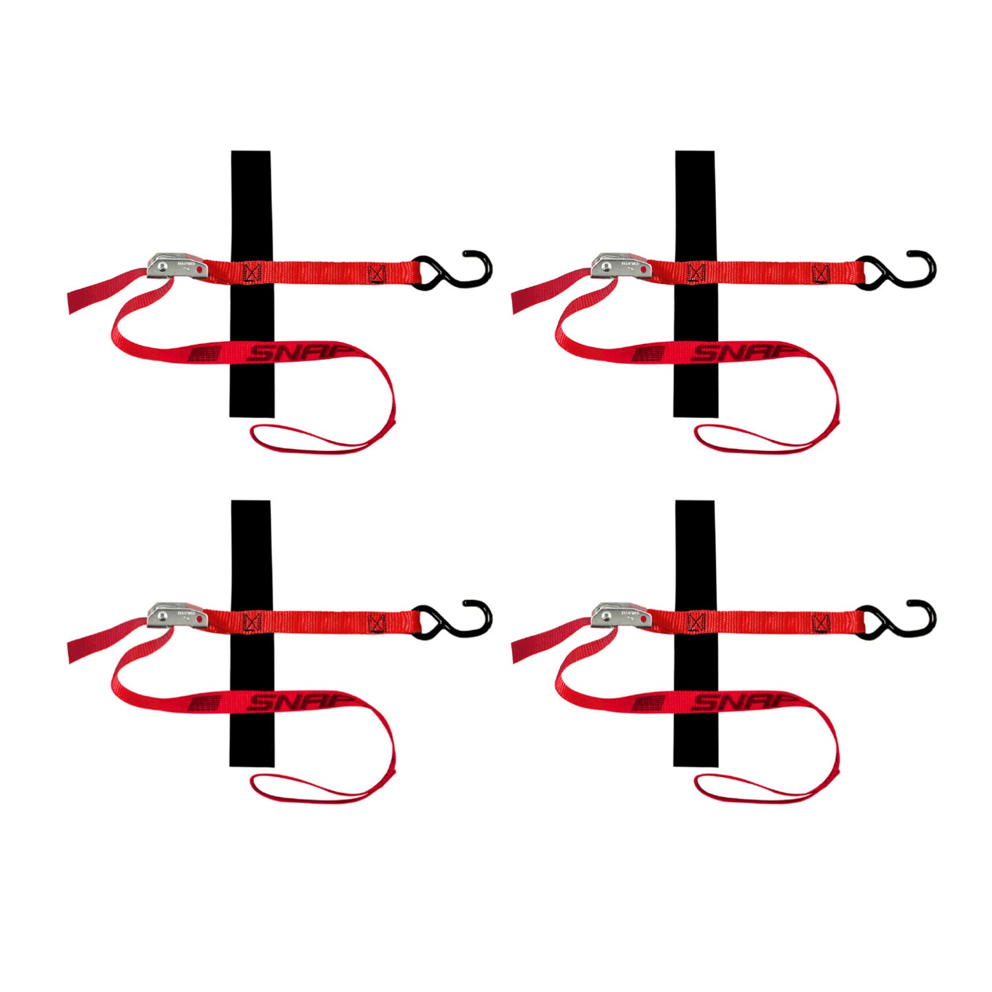 Snap-Loc 1 in x 4 ft S-Hook Loop Cam Strap – 1,500 lb