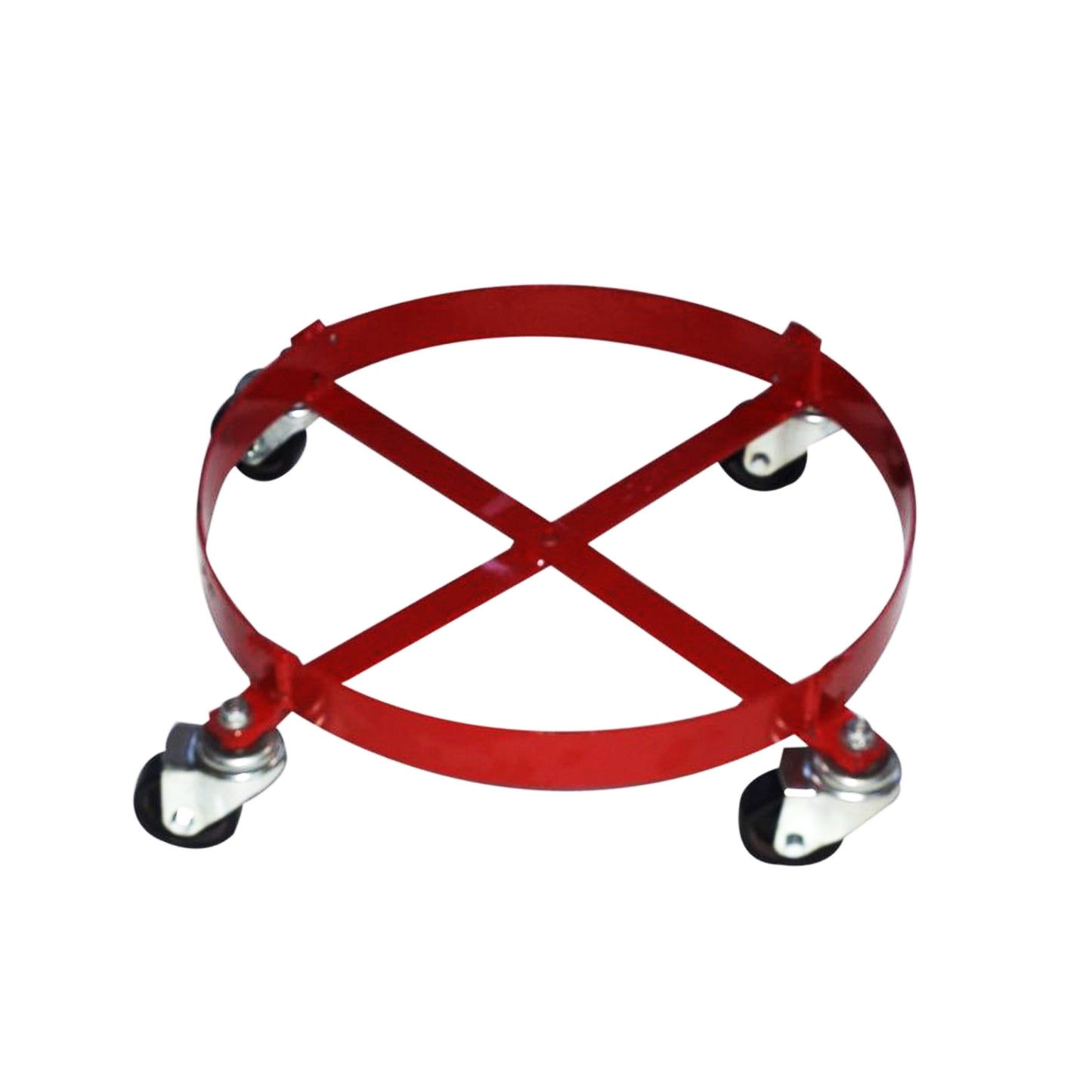 Steel Drum Dolly – 500 lb Capacity for 30 Gallon Drums (19.5” Diameter)