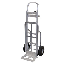SNAP-LOC 500 lb Aluminum Hand Truck Cart with Expandable Load Bar and 10" Flat Free Tires