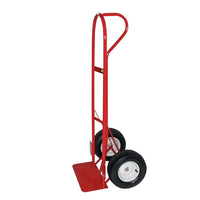 Steel Hand Truck – 800 lb Capacity with 13” All-Terrain Tires (Red)
