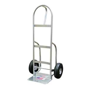 SNAP-LOC 800 lb Aluminum Hand Truck Cart with P-Handle and 10" Tires