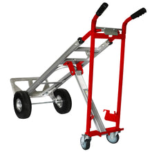 SNAP-LOC 800 lb Hand Truck Cart with Expandable Convertible Platform and 10" Tires