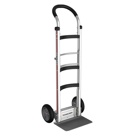 E-Track Aluminum Hand Truck – 500 lb Capacity with Loop Handle and 10” Microcellular Tires