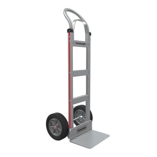 E-Track Aluminum Hand Truck – 500 lb Capacity with Loop Handle and 10” Solid Rubber Tires