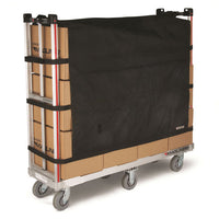 E-Track Aluminum U-Boat Cart – 1,200 lb Capacity, 18” x 60” Deck with Solid Rubber Casters and Removable Handles