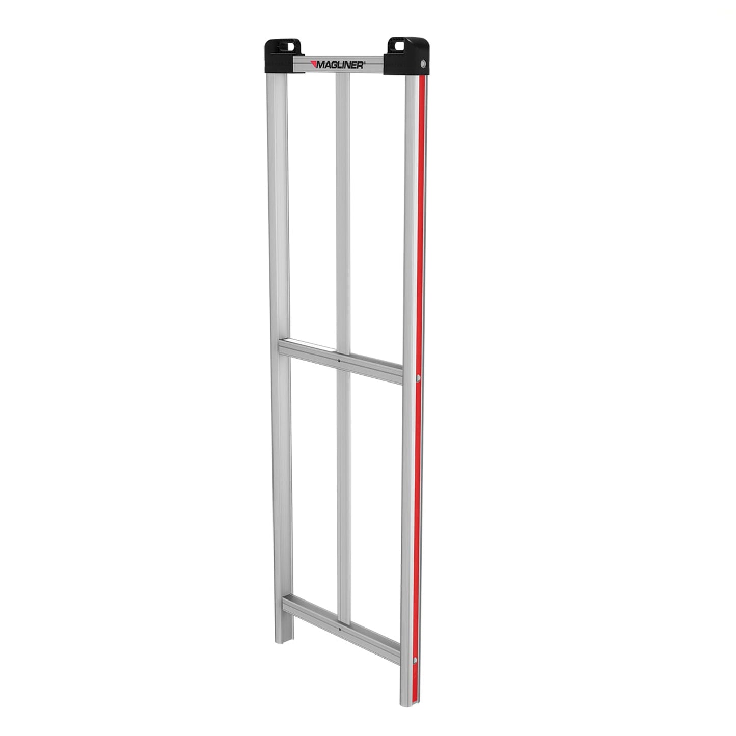 E-Track Aluminum U-Boat Cart – 1,200 lb Capacity, 18” x 60” Deck with Solid Rubber Casters and Removable Handles