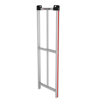 E-Track Aluminum U-Boat Cart – 1,200 lb Capacity, 18” x 60” Deck with Solid Rubber Casters and Removable Handles