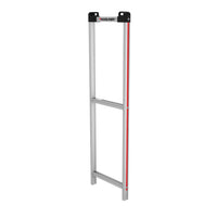 E-Track Aluminum U-Boat Cart – 1,200 lb Capacity, 16” x 60” Deck with Solid Rubber Casters and Removable Handles