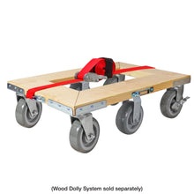 SNAP-LOC Wood Dolly Caster Steering Kit 6" Polyurethane