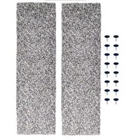 SNAP-LOC Wood Dolly Pad Kit Carpet 5"x17.5" 2-Pack