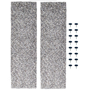 SNAP-LOC Wood Dolly Pad Kit Carpet 5"x17.5" 2-Pack