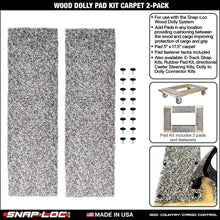 WOOD DOLLY BRACKET KIT  (no casters)