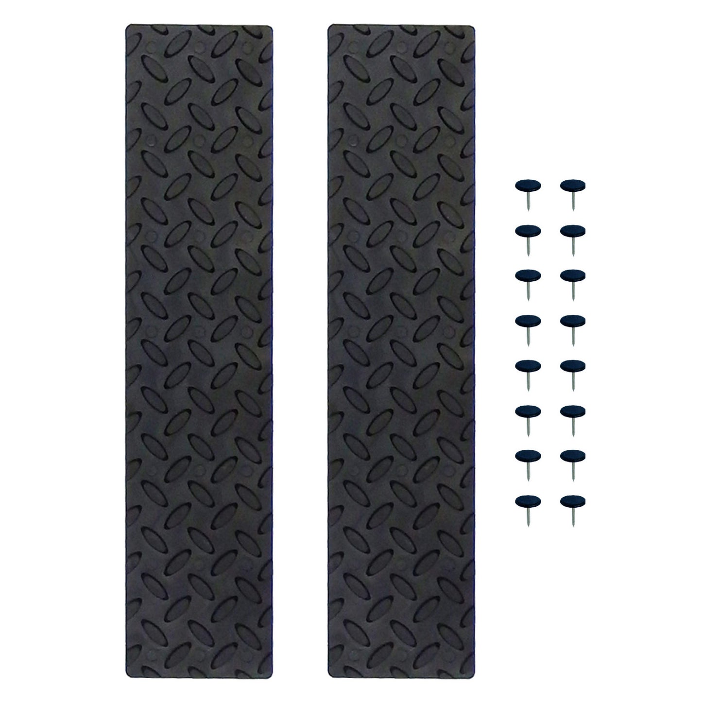 SNAP-LOC Wood Dolly Pad Kit Rubber 4"x17.5" 2-Pack