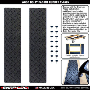 WOOD DOLLY BRACKET KIT  (no casters)