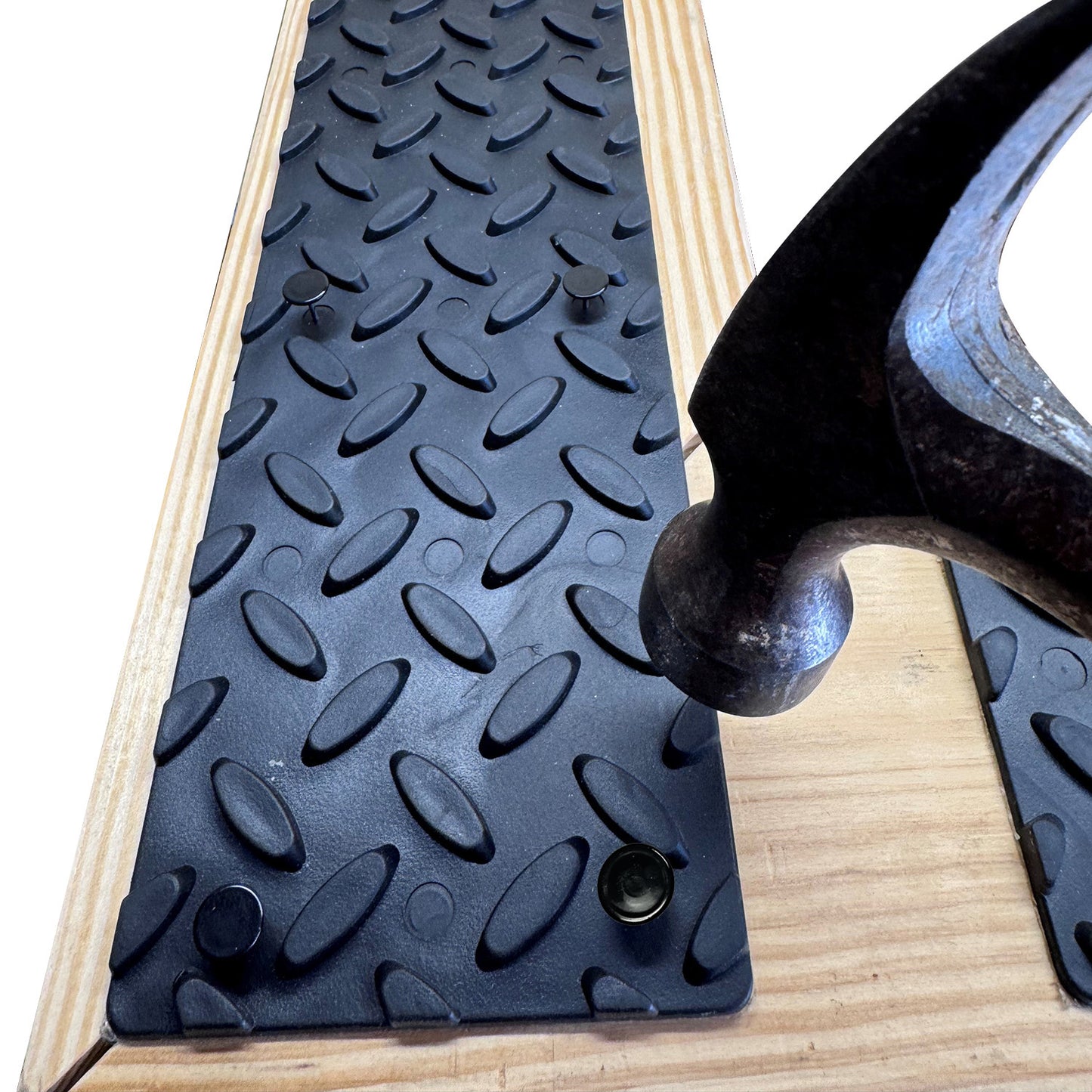 SNAP-LOC Wood Dolly Pad Kit Rubber 4"x17.5" 2-Pack