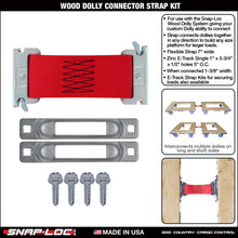 WOOD DOLLY BRACKET KIT  (no casters)