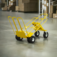 E-Track Hand Truck – All-Terrain, 1,000 lb Capacity with Load Bar and 6-Wheel 10” Flat-Free Tires