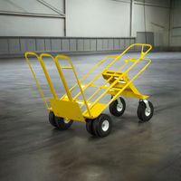 E-Track Hand Truck – All-Terrain, 1,000 lb Capacity with Load Bar and 6-Wheel 10” Flat-Free Tires