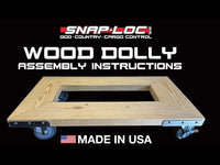 WOOD DOLLY BRACKET KIT  (no casters)