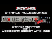 Snap-Loc E-Track Wood Beam End Socket – Cargo Shoring