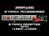 Snap-Loc E-Track 4”  Multi-Purpose J-Hook – Cargo Control
