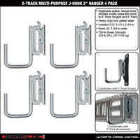 Snap-Loc E-Track 2” Multi-Purpose J-Hook - Cargo Control
