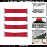 Snap-Loc 2” x 12” E-Track Strap – Multi-Purpose, 4,400 lb