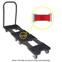 Snap-Loc E-Track Dolly – General Purpose, 1,200 lb Capacity with 4" Swivel Thermoplastic Casters