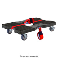 Snap-Loc E-Track Dolly – General Purpose, 1,200 lb Capacity with 4" Swivel Thermoplastic Casters