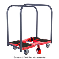Snap-Loc E-Track Dolly – General Purpose, 1,200 lb Capacity with 4" Swivel Thermoplastic Casters