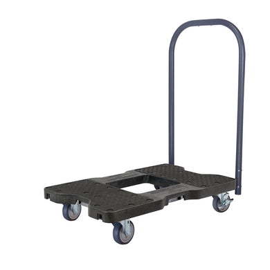 SNAP-LOC 1,200 lb General Purpose E-Track Push Cart Dolly Black