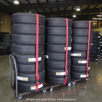 Snap-Loc E-Track Dolly – General Purpose, 1,200 lb Capacity with 4" Swivel Thermoplastic Casters