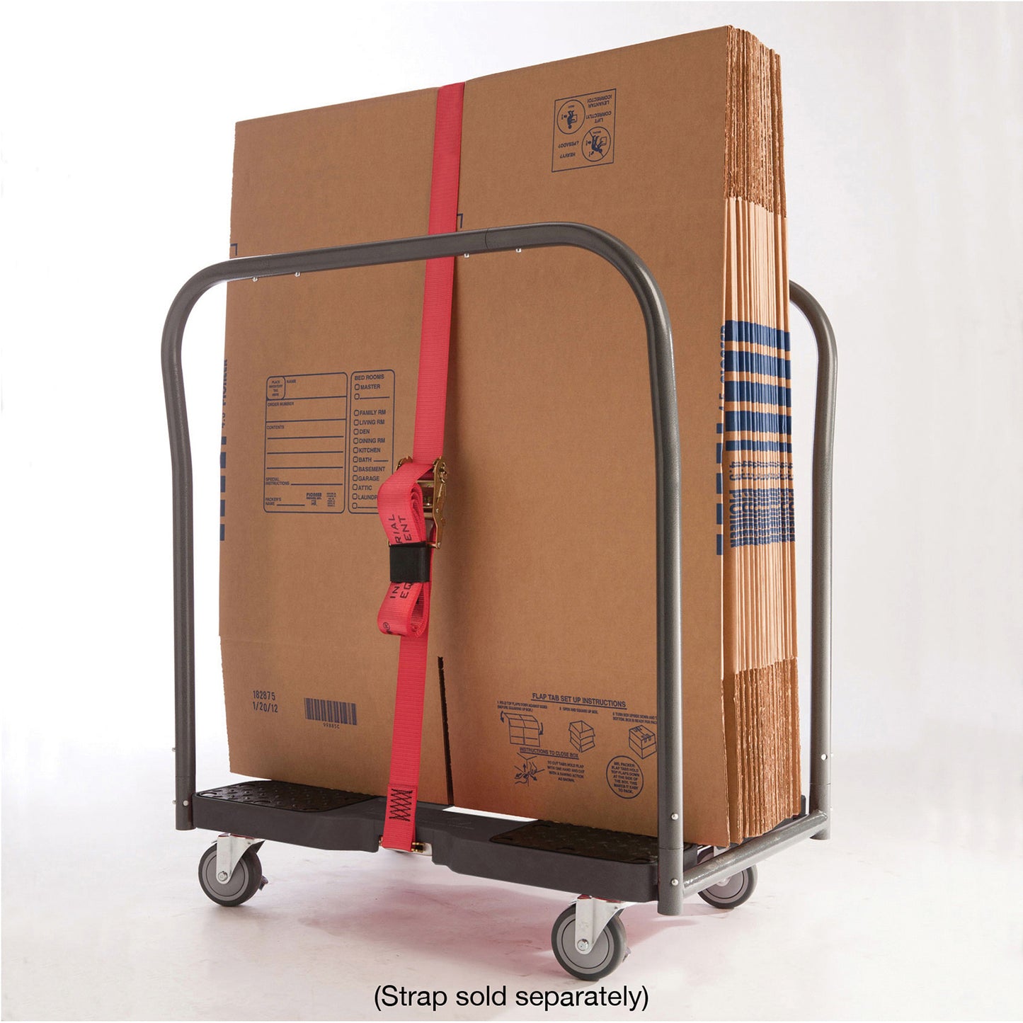 Snap-Loc E-Track Dolly – General Purpose, 1,200 lb Capacity with 4" Swivel Thermoplastic Casters