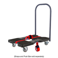 Snap-Loc E-Track Dolly – Industrial Strength, 1,500 lb Capacity with 4" Polyurethane Swivel Casters