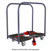 Snap-Loc E-Track Dolly – Industrial Strength, 1,500 lb Capacity with 4" Polyurethane Swivel Casters