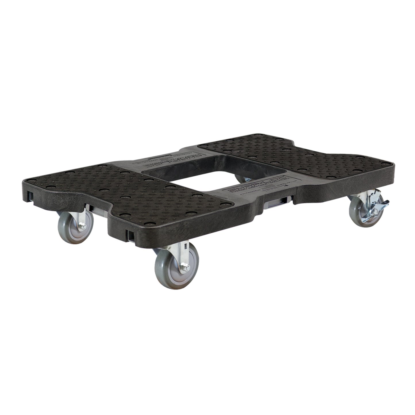 Snap-Loc E-Track Dolly – Industrial Strength, 1,500 lb Capacity with 4" Polyurethane Swivel Casters - Red