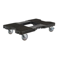 Snap-Loc E-Track Dolly – Industrial Strength, 1,500 lb Capacity with 4" Polyurethane Swivel Casters - Red
