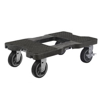 Snap-Loc E-Track Dolly – All-Terrain, 1,500 lb Capacity with 6" Solid Rubber Casters - Red